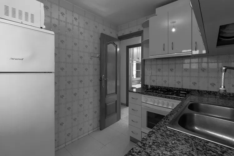 Foto de cocina en un piso en alquiler