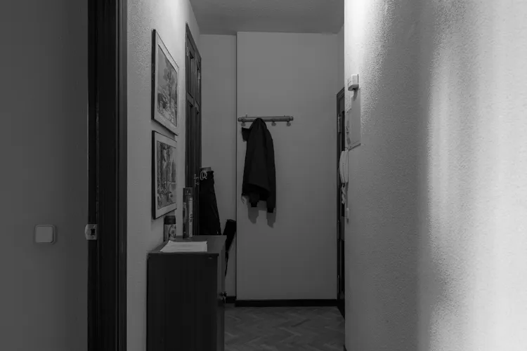 Foto de pasillo en un piso en alquiler