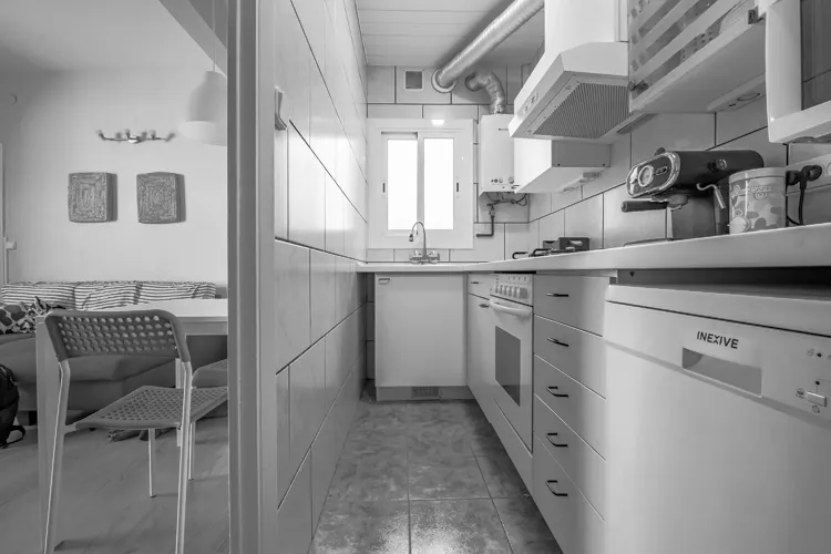 Foto de cocina en un piso en alquiler