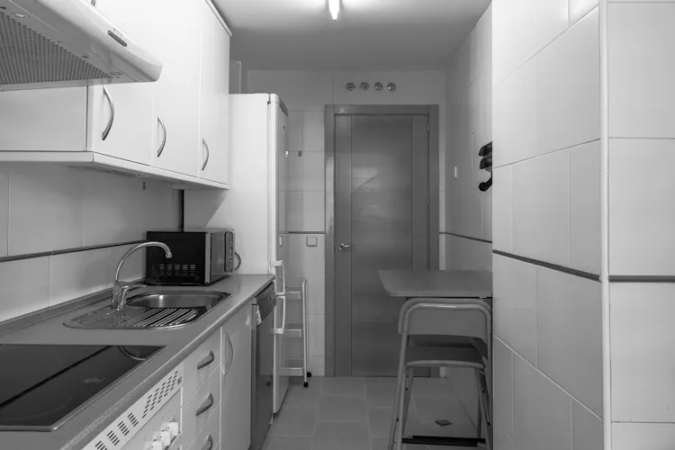 Foto de cocina en un piso en alquiler