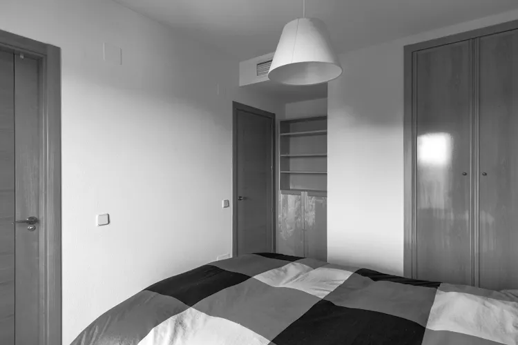 Foto de dormitorio en un piso en alquiler