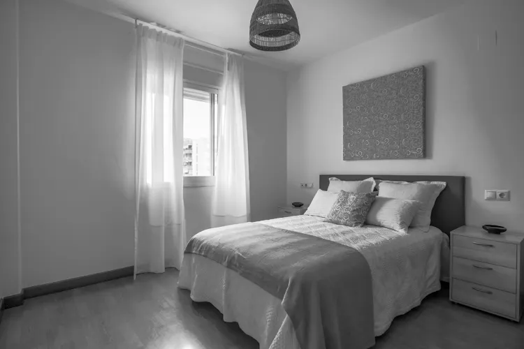 Foto de dormitorio en un piso en alquiler