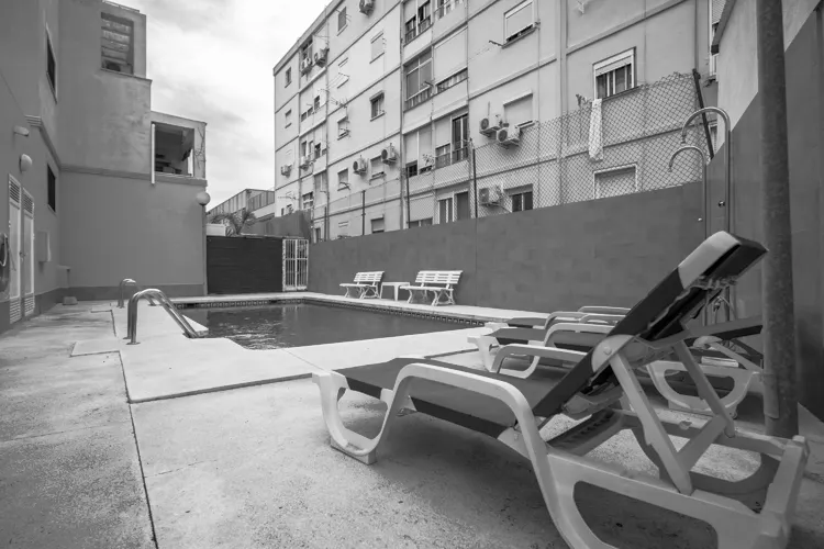 Foto de piscina en un piso en alquiler
