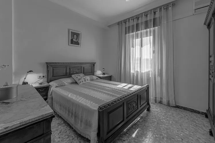 Foto de dormitorio en un piso en alquiler