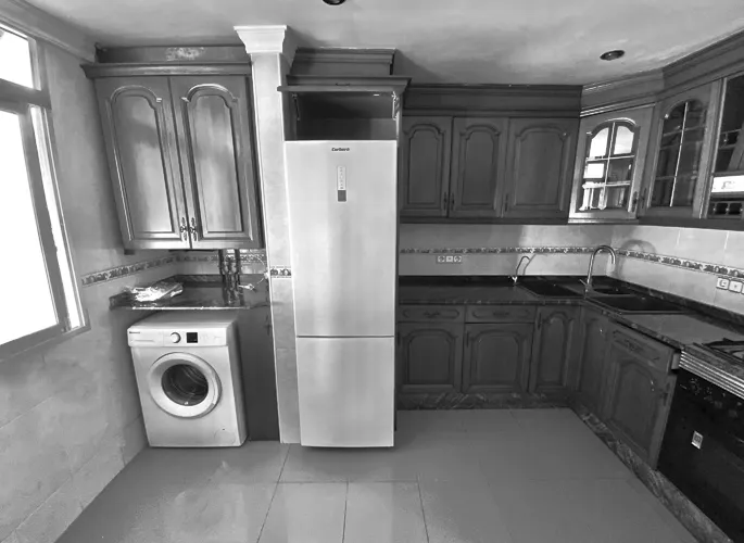 Foto de cocina en un piso en alquiler