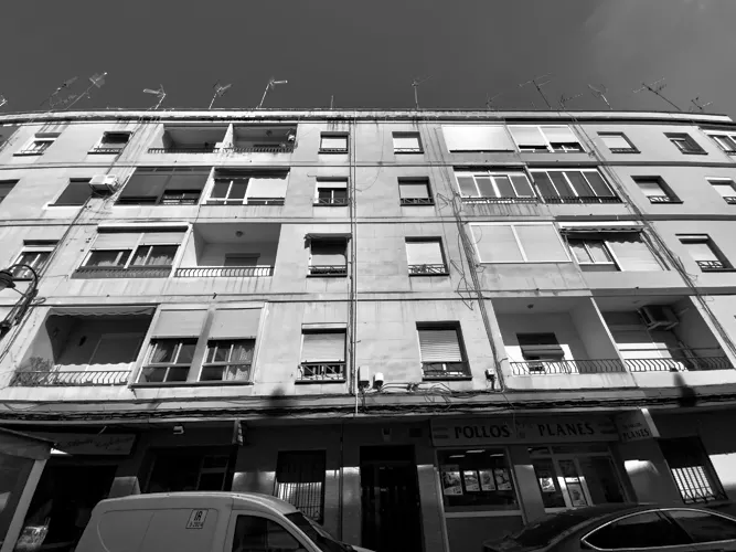 Foto de fachada en un piso en alquiler