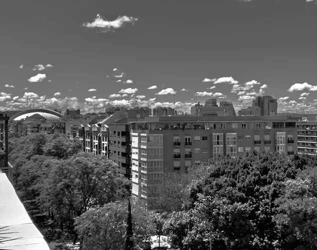 Foto de vistas en un piso en alquiler