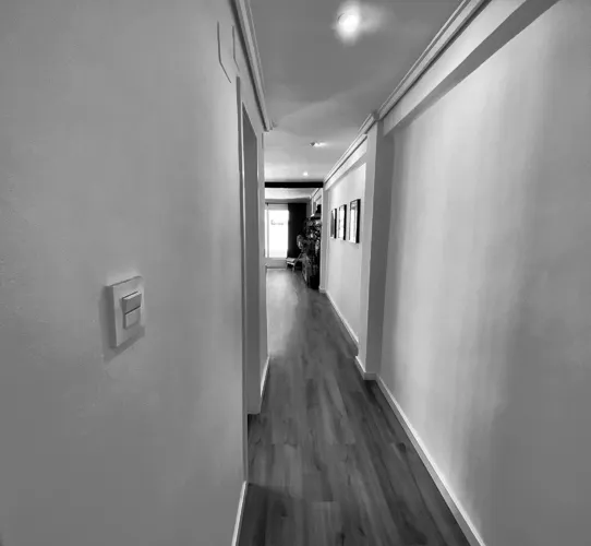Foto de pasillo en un piso en alquiler