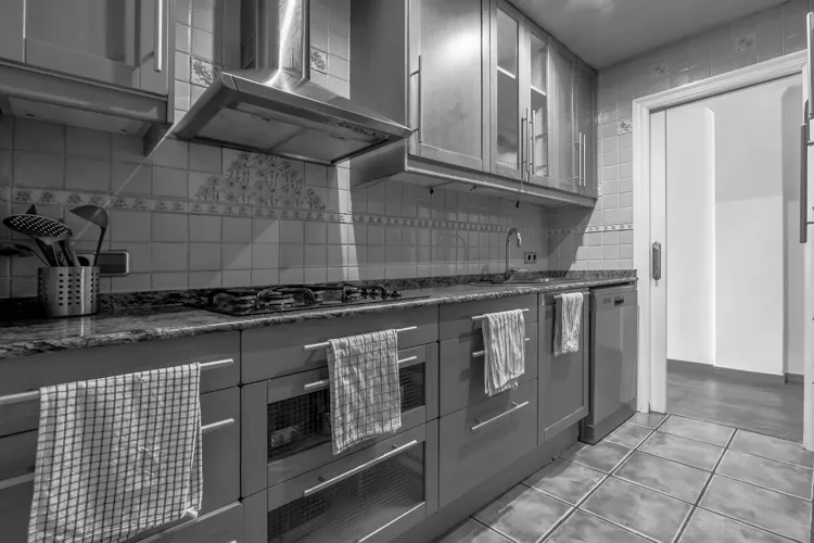 Foto de cocina en un piso en alquiler