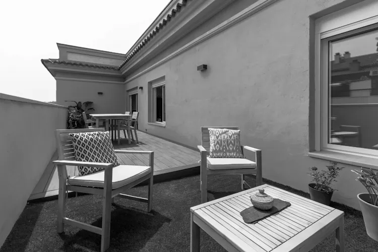 Foto de terraza en un piso en alquiler