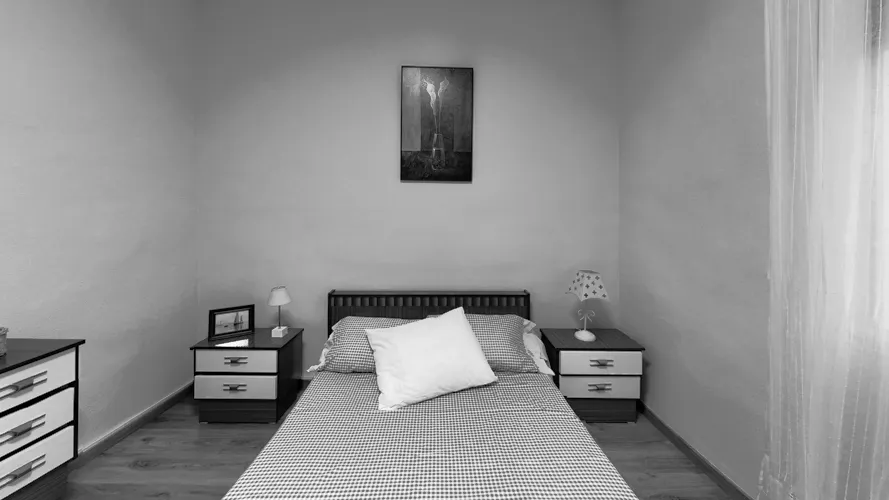 Foto de dormitorio en un piso en alquiler