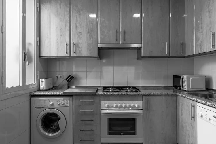 Foto de cocina en un piso en alquiler
