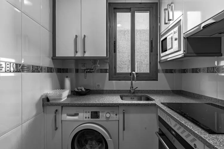 Foto de cocina en un piso en alquiler
