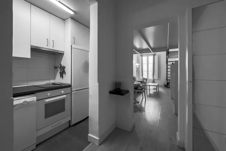 Foto de cocina en un piso en alquiler
