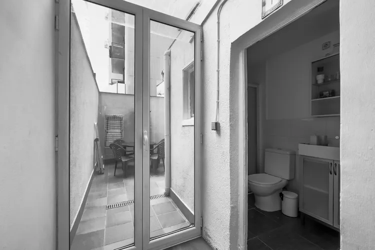 Foto de pasillo en un piso en alquiler