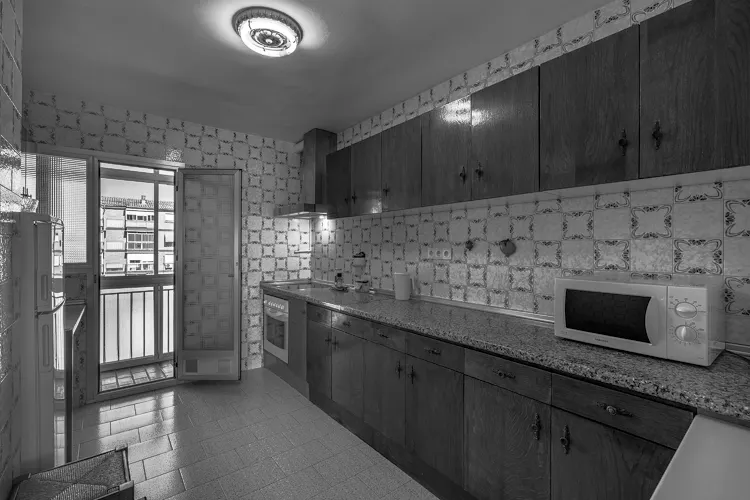 Foto de cocina en un piso en alquiler