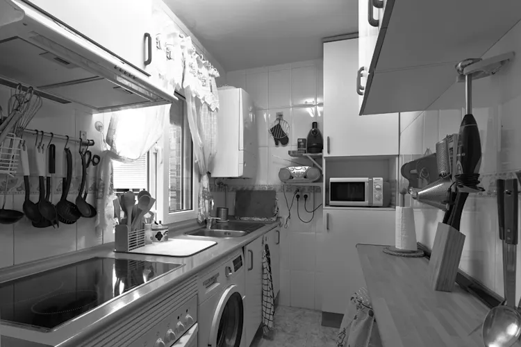 Foto de cocina en un piso en alquiler