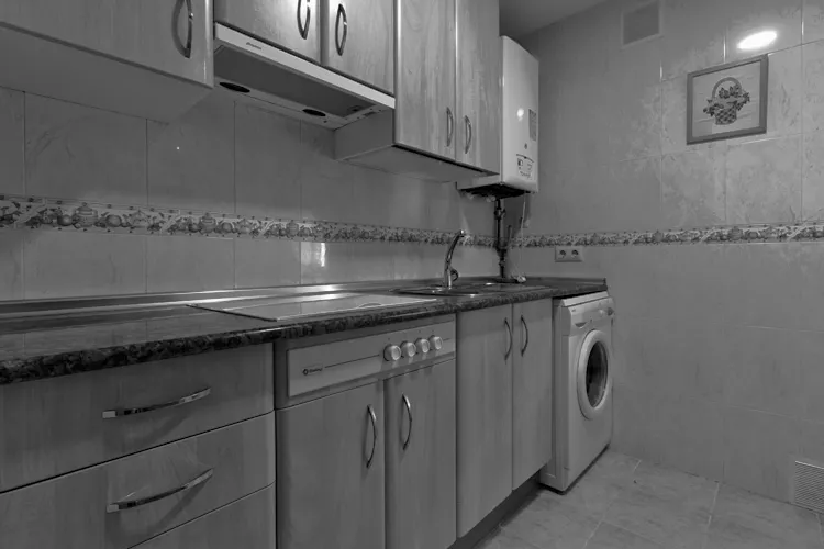 Foto de cocina en un piso en alquiler