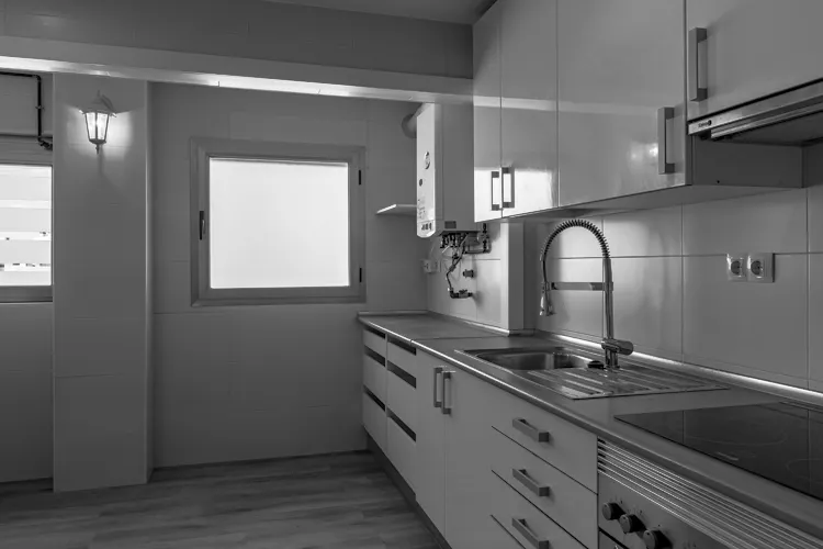 Foto de cocina en un piso en alquiler