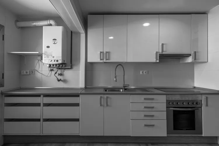 Foto de cocina en un piso en alquiler