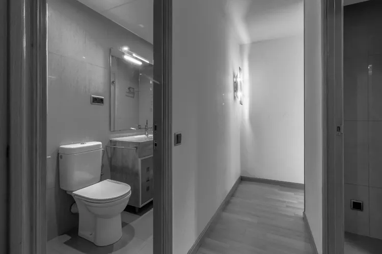Foto de pasillo en un piso en alquiler
