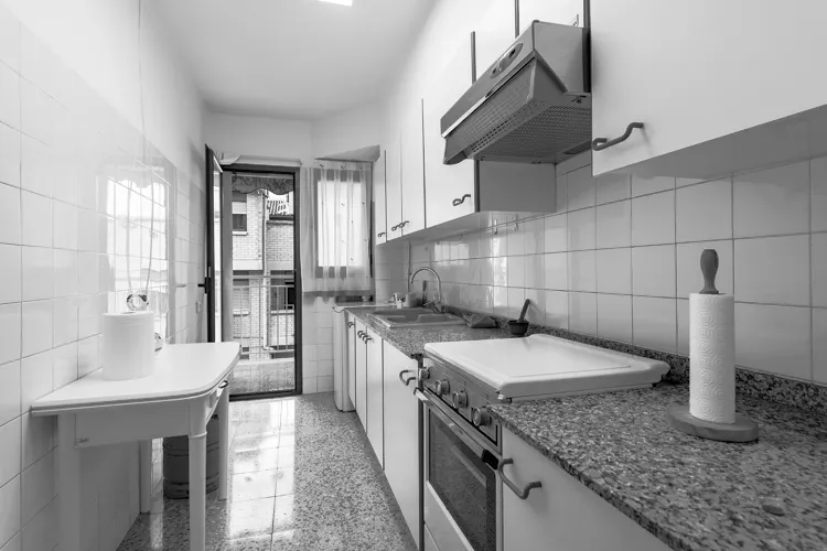 Foto de cocina en un piso en alquiler