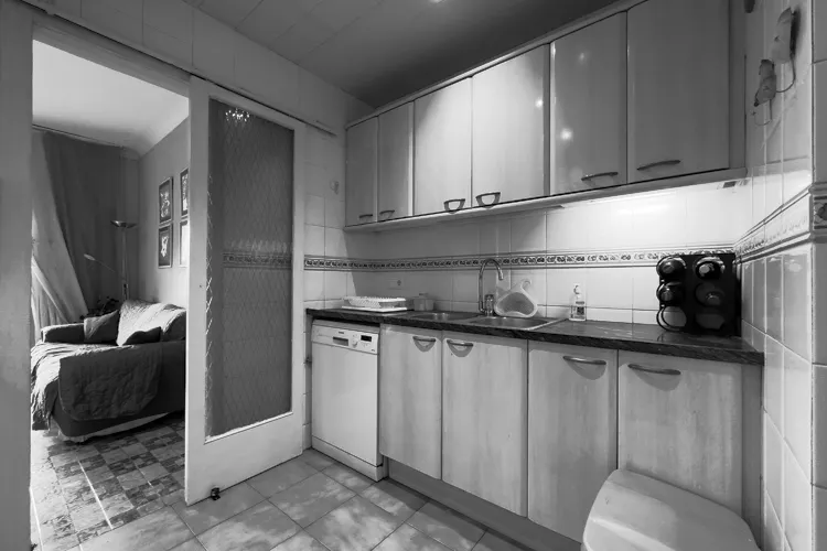Foto de cocina en un piso en alquiler
