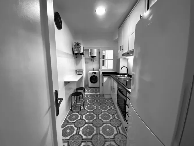Foto de cocina en un piso en alquiler