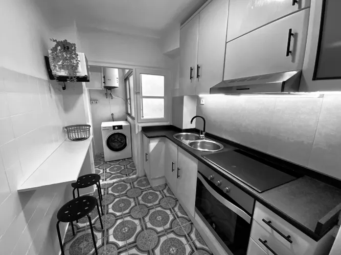 Foto de cocina en un piso en alquiler