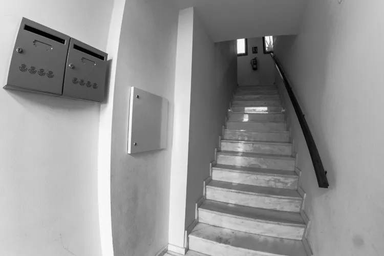 Foto de escalera en un piso en alquiler