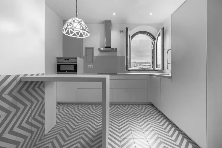 Foto de cocina en un piso en alquiler