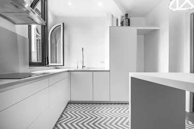 Foto de cocina en un piso en alquiler