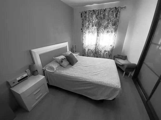 Foto de dormitorio en un piso en alquiler