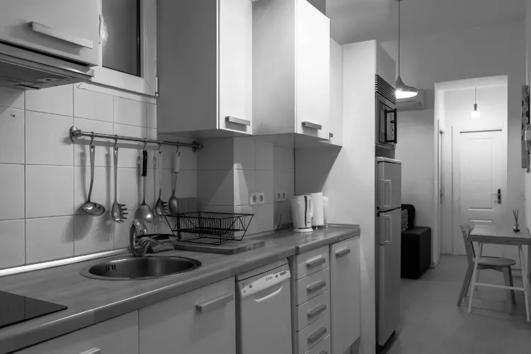 Foto de cocina en un piso en alquiler