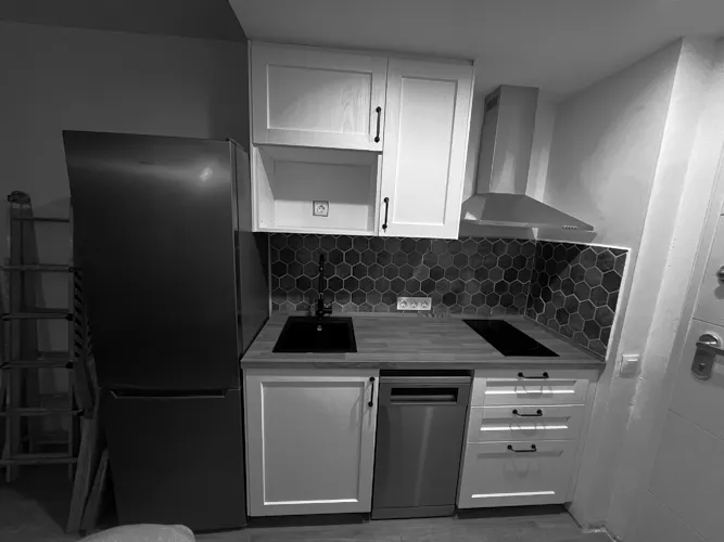 Foto de cocina en un piso en alquiler