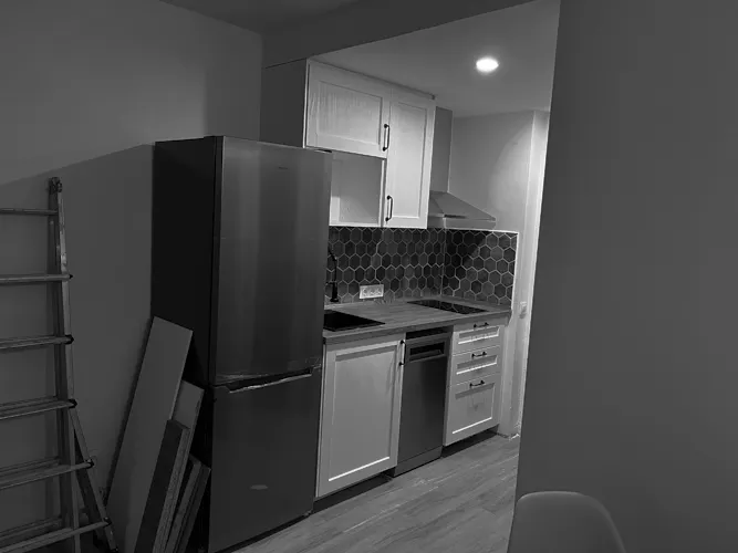 Foto de cocina en un piso en alquiler