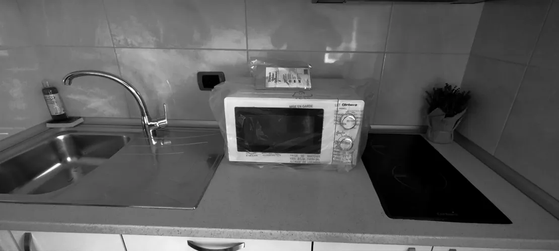 Foto de cocina en un piso en alquiler