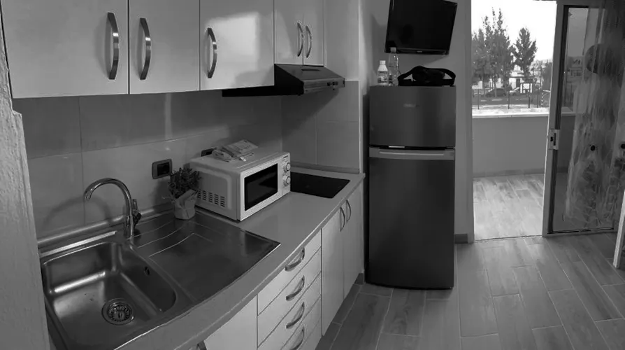 Foto de cocina en un piso en alquiler