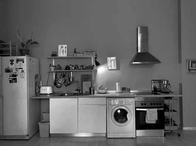 Foto de cocina en un piso en alquiler