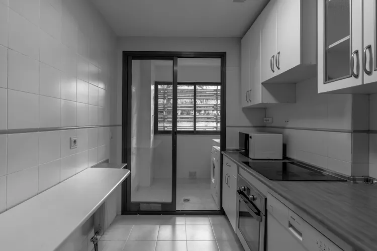 Foto de cocina en un piso en alquiler