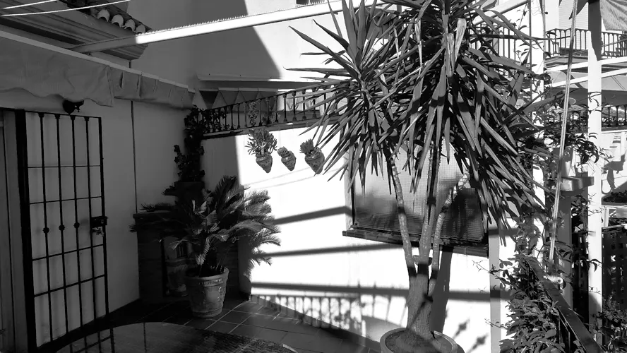 Foto de patio en un piso en alquiler