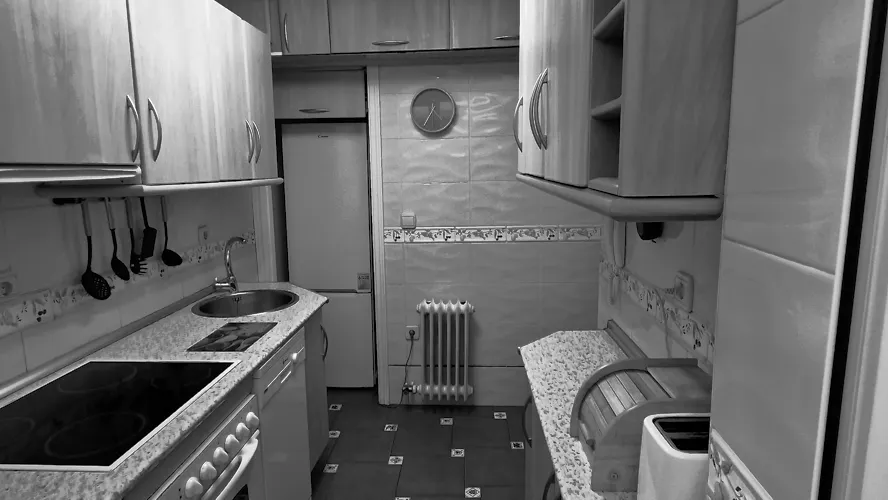Foto de cocina en un piso en alquiler