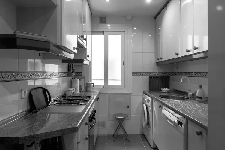 Foto de cocina en un piso en alquiler