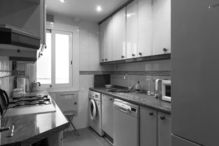 Foto de cocina en un piso en alquiler