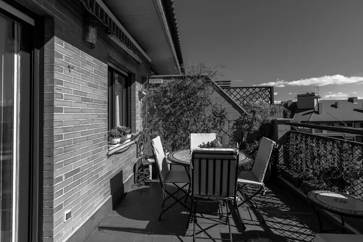 Foto de terraza en un piso en alquiler