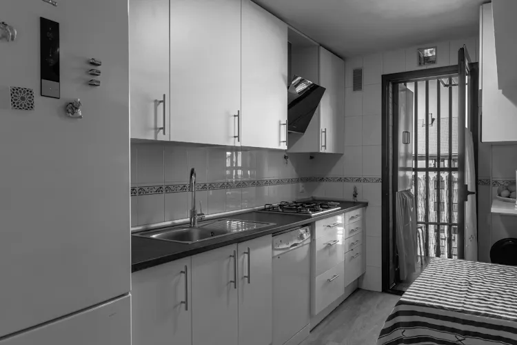 Foto de cocina en un piso en alquiler