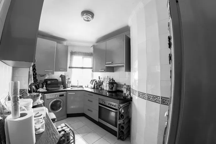 Foto de cocina en un piso en alquiler