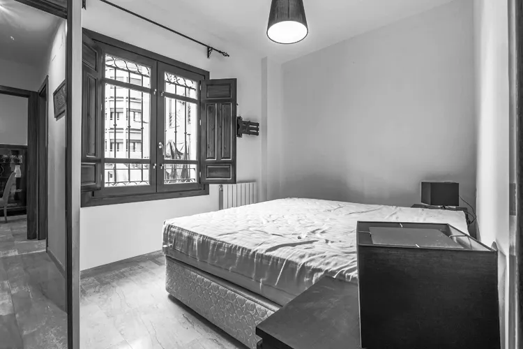 Foto de dormitorio en un piso en alquiler