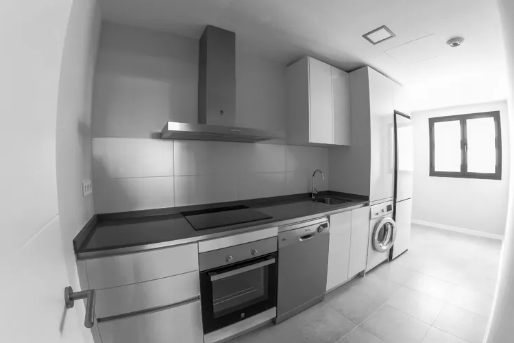 Foto de cocina en un piso en alquiler