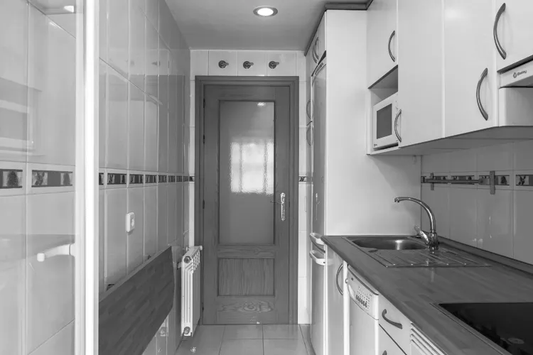 Foto de cocina en un piso en alquiler